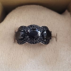 Sterling Silver Hematite Ring
